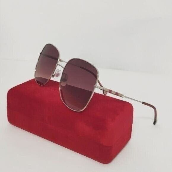 Carolina Herrera Accessories - Carolina Herrera Sunglasses CH0035 Designer Square Oversized Gold Retro